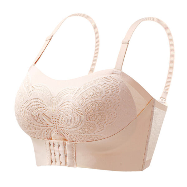 Front Closure Bra Strapless Wireless Push Up Anti-slip Bra - Image 9