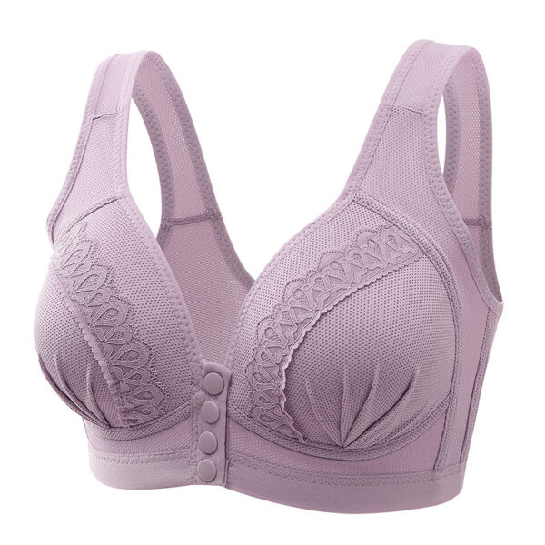 Bras For Women Front Closure Button Bra Wireless Bralette Push Up Brassiere Bra Tube Top Vest Underwear - Image 9