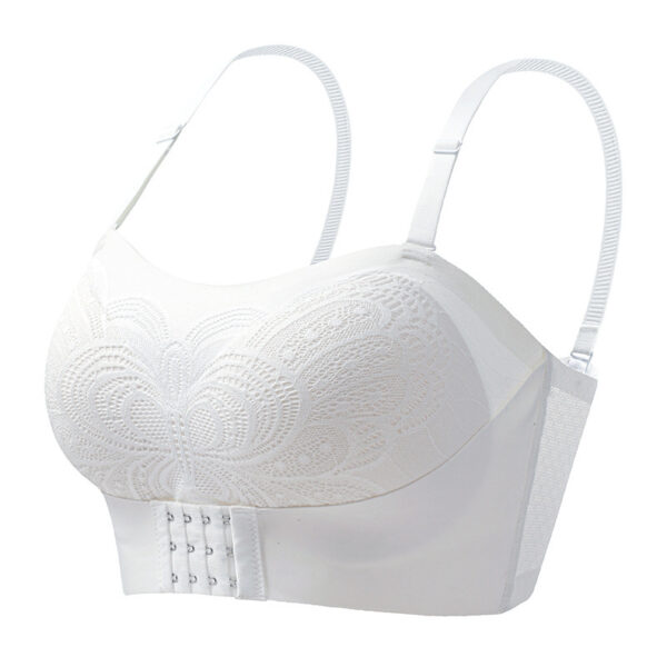 Front Closure Bra Strapless Wireless Push Up Anti-slip Bra - Image 7