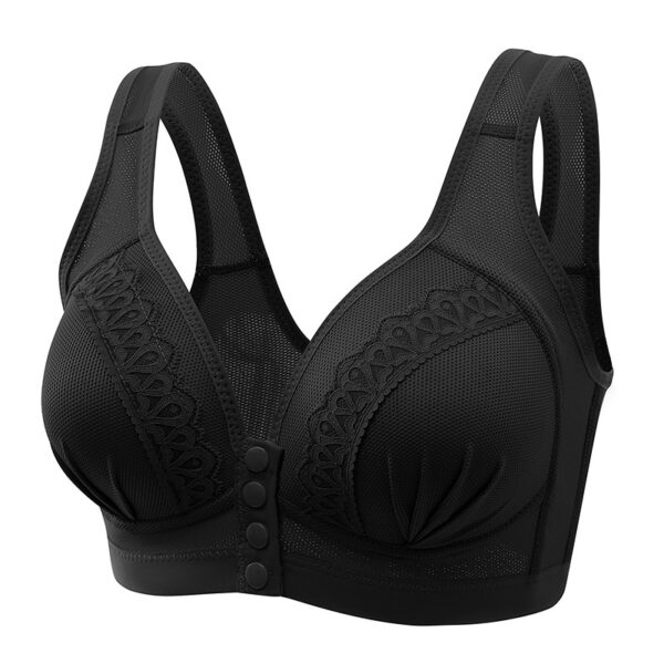 Bras For Women Front Closure Button Bra Wireless Bralette Push Up Brassiere Bra Tube Top Vest Underwear - Image 10