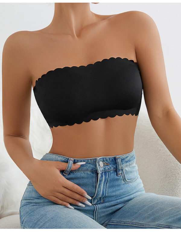 Underwear Tube Top Women's Big Chest Small Seamless Bras - Image 9